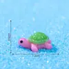 Micro Paisaje Linda Mini Tortuga Grano Moe Acuario de Peces Oceánicos Paisajismo Decoración DIY Accesorios Pequeños Adornos de Resina
