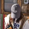 Gorra de Béisbol Nueva Mujer Parasol Protector Solar Sombrero de Copa Dura Hombre Corea del Sur Algodón Puro Letra Bordada Gorra de Primavera Gorra de Mujer