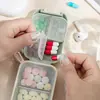 Mini Pastillero, Organizador de Pastillas Conveniente, Caja de Almacenamiento con Seis Compartimentos para Tres Comidas al Día, Sellado y a Prueba de Humedad, para Empaque de Medicamentos de Viaje