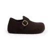 Em estoque 2026 novo estilo mocassins com aumento de 5cm de altura, duas versões disponíveis, sapatos slip-on versáteis e fáceis de usar de mistura de lã
