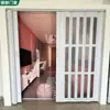 Varanda da Sala de Estar Porta Dobrável de PVC Divisória Porta de Correr Temporária Fabricante Feito Sob Medida com Entrega Rápida