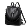 Mochila 2026 Nuevo Estilo Coreano Moda Casual Tendencia Bolso de Cuero Suave Pu Mochila Multifuncional con Doble Cremallera Bolso para Mujer
