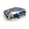 Soquete Fêmea USB 3.0 de Entrada Lateral, Conector Elétrico com Carcaça de Aço Inoxidável, Fabricante da Fonte de Soquete USB 3.0 de Entrada Lateral