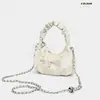 Bolso de mano para mujer 2026 nuevo de moda nicho súper popular casual bandolera de cadena bolso plisado