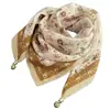 Bufanda Cuadrada Cálida Nueva y Elegante con Hebilla Magnética, Pañuelo Triangular de Seda, Bufanda de Algodón para Mujer, Bufanda Versátil para el Cuello para Primavera y Otoño, Elegante Bufanda para el Cuello