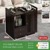 Mesa de té móvil, mesa de té pequeña, gabinete de té para el hogar con ruedas, carrito de té, mesa de té Kung Fu, tetera, juego de bandeja para juego de té integrado