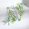 Buquê de Gipsofila Plástica Simulada, Decoração de Casamento, Acessórios para Arranjo de Flores, Decoração de Casa, Adereços para Fotografia, Atacado do Fabricante