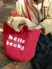Bolso de Lona Lavada Estilo Universitario Retro para Mujer Casual Perezoso Más Fácil de Combinar Bolso de Hombro Clase Viaje Diario Bolso Tote de Gran Capacidad