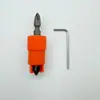 Porta-brocas de destornillador con resorte de posicionamiento, Porta-brocas de destornillador anti-caída, Herramienta universal para fijación de tornillos