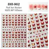 Estampado en Caliente Pequeñas Mariposas Pegatinas para Uñas Planas Adhesivas Simples Versátiles Mariposa DIY Pegatinas de Arte para Uñas Joyería Dh962