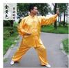 Roupa de Tai Chi para Venda por Atacado Roupa de Tai Chi de Seda Sintética Fivela Feita à Mão Manga Longa Roupa para Exercício Matinal Roupa de Exercício Verão