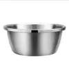 Tina de Acero Inoxidable Tina Profunda Engrosada Lado Reverso Grande Tanque para Condimentos Lavabo Cesta y Tina para Lavar Verduras Casera Tina para Selección de Verduras Malatang