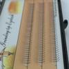 Pestañas Postizas de Injerto de Cabello Pestañas Crecidas a Mano 3p40 Pegamento Medio 3 Filas Fibra Espantapájaros Pestañas Postizas