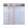 Accesorios de Vestir Lolita Accesorios de Ropa Infantil DIY Encaje de Malla de Estrella de Línea Rosa Encaje Encaje Soluble en Agua