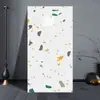 Suministro Transfronterizo de Pegatinas de Azulejo de Mármol Autoadhesivas, Impermeables y a Prueba de Aceite, Papel Tapiz Autoadhesivo de Renovación para Sala de Estar, Paredes de Fondo de TV