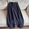 2026 Algodão Novo Estilo Nacional Calça de Perna Larga que Muda de Cor com Punhos Levemente Afunilados, Calça de Vovó, Calça Cropped Atacado H02Hk61198