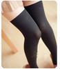 Meias japonesas acima do joelho costura colorida feminina de duas cores coxa fina verão cintura alta falsa meia-calça preta de duas peças