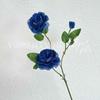 3 flores de simulación de boda de peonía extranjera, guía de ruta, fila de flores, fondo de flores, decoración de pared, flores artificiales, comercio exterior, flores artificiales