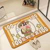 Alfombra Antideslizante de Tierra de Diatomeas Crayon Shin-Chan para Baño, Entrada del Hogar, Felpudo Resistente a la Suciedad, Alfombra Antideslizante al por Mayor para Baño