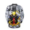 Súper maestro Assassination Classroom Anime periférico Impresión 3D otoño e invierno uniforme de béisbol chaqueta polar de estudiante moderna