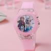 Suministro en stock reloj infantil luminoso colorido de dibujos animados de hielo y nieve silicona suave luminosa colorida con reloj electrónico para hombre y mujer