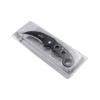Cuchillo de fruta Boston 830 Scimitar de acero inoxidable, plegable, para exteriores, con clip trasero, para supervivencia en el campo.
