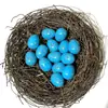 Cristal Natural Transfronterizo Mini 2cm Adornos de Huevo de Pájaro Ágata Jade Huevo de Mineral de Amoy Decoración de Huevo de Pascua