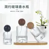 En Stock 30ml 50ml 100ml Botella de Perfume Fondo Volcánico, Botella Vacía Recargable, Botella Transparente Cilíndrica de Fondo Grueso con Atomizador