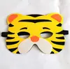 Máscara de fieltro Navideña para Niños Máscara para Ojos de Disfraz Festivo Guardería Máscara de Mascarada Dibujo Animado Creativa Máscara para Niños