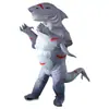 Disfraz inflable de dinosaurio personalizable traje de tiburón alienígena Halloween disfraz divertido para actuación decoración de fiesta