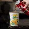 Taza de Coca-Cola de Conejo de Horno Ru Juego de Té para Beber Taza de Té de Cerámica Taza Grande para Té de Burbujas para el Hogar Taza Individual Juego de Té Kung Fu Caja de Regalo