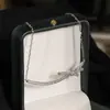 Collar de Lazo Pequeño Estilo Chanel Lujo Ligero Gama Alta Elegante Refinado Diamante Sonrisa Cadena para Clavícula Ins Accesorios de Celebridad de Internet