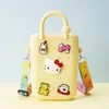 Monedero de silicona con forma de cueva cuadrada para niños, bolso cruzado para caminar, divertido y bonito bolso de silicona para cambio.