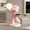 Adornos de piso para sala de estar, de lujo, con forma de oso violento, ligeros, para porche, decoración del hogar, tienda, sala de exposición, escultura de muñeca con un sentido de alto nivel.