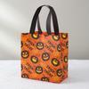 Bolsa de Halloween Não Tecida Transfronteiriça Bolsa Tote Bruxa Abóbora Dobrável para Comida Presente Compras Bolsa de Armazenamento