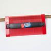 Peine de doble cara directo de fábrica Huali, rejilla de plástico rojo, peine de rejilla súper densa, peine para piojos, peine de dientes densos 165