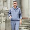Conjunto Casual Esportivo Masculino de Três Peças para Primavera e Outono para Homens de Meia-Idade e Idosos Roupa para Corrida e Caminhada