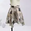 Conjunto de atuendo de té Zen estilo chino para mujer, tacto de algodón y lino, cárdigan holgado, delantal estampado, atuendo de baile, conjunto de tres piezas para uso diario