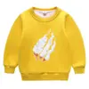 Otoño e invierno 2023 nueva ropa infantil para niños y niñas a prueba de frío bebé suéter de felpa gruesa de doble capa top