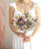 Ramo de Flores Secas, Hierba de la Pampa Más Vendida de Amazon, Juncia, Gypsophila, Flores Secas Serie Rosa, Regalo para el Día de San Valentín Chino y Navidad
