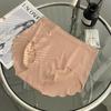 Procesando Calzones de Seda de Hielo Sin Costuras de Cintura Media Personalizados Top Levanta Busto Envolvente Completo Pierna Onda Ropa Interior para Dama Sensación Cero