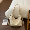 Bolso de Hombro Ligero Plegado Estilo Coreano Nube Modelo Nuevo 2026 Simple Fresco Moda Multiusos Nylon
