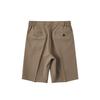 Dropshipping Transfronterizo Traje de Hombre Pantalones Cortos Ropa de Exterior 2025 Nuevo Verano Seda de Hielo Rectos Pantalones Casuales de Negocios