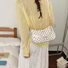 Bolsa de Braço de Bolinhas Estilo Coreano Feminina Versátil Alta Aparência Bolsa de Mão Bolsa de Ombro Pequena Fresca Moda Casual Transversal Bolsa Feminina