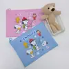 Bolsa para archivos A5 de Snoopy transfronteriza, bolsa de almacenamiento de papelería para estudiar, bolsa de archivos impermeable de dibujos animados lindos para estudiantes