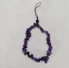 Cadena de Teléfono de Cristal Amarillo de la Suerte para Mujer, Exquisito Colgante de Muñeca de Amatista Natural, Cordón para Funda de Teléfono de Cadena de Cuentas, Colgante para Hombre