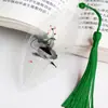 Estilo Chinês estilo antigo folhas nervura da folha marcador de página criativo requintado presente para professores e colegas de classe recompensa material escolar para estudantes