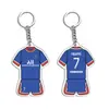 Chaveiro de lembrança da camisa do Messi Neymar chaveiro de presente esportivo pingente de acrílico