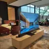 Tela LED Transparente 4K de Lado Duplo de 55 polegadas, 65 polegadas, 75 polegadas, Sistema de Visualização Imobiliária, Tela Grande, Máquina de Publicidade