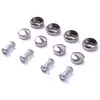 Tuerca de Fijación para Matrícula Tornillo de Instalación para Marco de Matrícula Hebilla para Matrícula de Acero Inoxidable Tapa de Tornillo Tapa de Tornillo